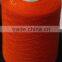 Hand Spun Orange Organic Cashmere Yarn