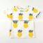 Hot sale baby T shirt outfits remake giggle moon boutique brother sister set pineapple shorts organic