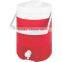 USA Made Igloo 2 Gallon Beverage Cooler - 8 quarts (7.6 liters), has a wide mouth opening and comes with your logo