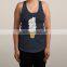 Popular and soft custom print woman cheap t shirt manufacturing