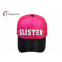 Cherry Red 3D Embroidery Logo Trucker Mesh Caps With Multi Spandex Fabric