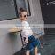 Wholesale icing ruffle shirt latest design girls boutique ruffles raglan top