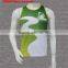 polyester custom print gym singlet for men