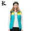 Fashion men windbreaker sleeveless jacket short down vest for winter