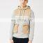 Man high-end designer cut and sew drawstring hoodie with zip neck