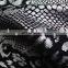 Winfar Textile Hot Sell Stretch Silver Foil Python Printed Scuba Knitting Polyester Fabric