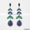Opal stones ping&mint earrings ivy branch earrings wholesale gold jewelry
