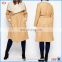 2016 Popular Wool Plus Size Clothing Women Faux Fur Wool Coat