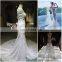 Complicated Handcraft Luxury Beaded Long Train Mermaid Corset Wedding Dress For 2016