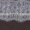 3Y/Roll Exquisite 18cm White Black Eyelash Lace Trim For Wedding Dress