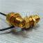 Gold Plated RF Wire Connector SMA Female Connector Straight for Rg174 Rg58 Cable Assembly