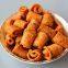 Vegetable roll puffed food production line