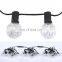 Outdoor Decoration Lights G40 LED Copper Wire Bulb LED String Light 25ft-US Plug