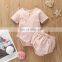 Hot selling cotton short sleeve children's clothing baby rompers for boys and girls