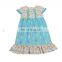children Girl Boutique Dress Girls Summer Short Sleeve Dress Clothes Kids Dress