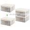 colorful collapsible cardboard foldable fabric bins organizer storage box