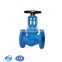 DIN F4 GG25 GGG40 Body SS304 Bellow Manual Globe Valve For Water Gas