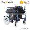 Medical device aluminum reclining foldable electric wheelchair for disable people