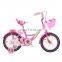 frozen bike for kids girl with free sample / Custom decals and basket 16 inch children girls bike