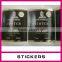 Factory custom custom waterproof transparent self adhesive label/die cutting sticker/label