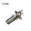 Super bright durable 12v h4 led spotlight changeable 2 side three sockets motorcycle mini headlight bulb