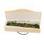high-quality cuff button long cork tea box thin wood birch packing bark boxes