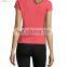 Womens Knitted Short Sleeve Cashmere Sweater T-shirt