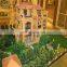 Led or normal light diy miniature model house for real estate & construction