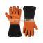 HANDLANDY TIG Weld Glove Split Deerskin Leather Long Working Gloves Labor Multiple Protection