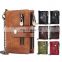 100% Genuine Leather Male Purses With Zip Coin Pocket Customize Logo Men Wallet And Card Holder Wallets Leather Men