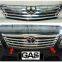 Grilles Guard for toyota innova grille Car Chrome Front grill  2012 Auto  bumper factory