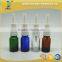 glass bottle 10ml blue bottles with pump cap