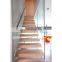 ISO Certified Luxury Indoor Steel Stringer Floating Staircase Steel Stairs