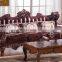 2021 luxurious royal antique sofa set furniture pure leather living room sofas
