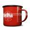 350ml 500ml colorful popular printing sublimation guaranteed quality 12oz enamel mug custom