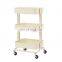 Hot selling metal bathroom living room kitchen storage trolley