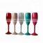 BPA free polycarbonate cups plastic Champagne Drinking glass