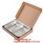 Food grade aluminium foil container/ carryout lunch box/tray with Cardboard Lid,airline foil food container bagplastics