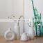 New Creative White Hydroponic Vase Wedding decor Geometric Decorative Handicraft Ceramic Vase For Home Decoration