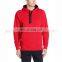 2022 custom design your own plain fleece hoodies sweatshirts for men Red color pullover hoodie