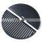 Outdoor round custom cast iron campfire bbq grill grates