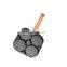 Nonstick 4 round holes egg pancake aluminum skillet fry pan