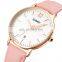 New Arrival Skmei 1724 Women Quartz Wristwatch for Girl Watch Fashion Leather Pink