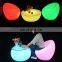 modern coffee shop tables and chairs /Led PE Light Up Chair for Restaurant Discotheque Pub Used Glowing Bar Table