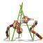 Kids Outdoor  Large Plastic Slide Ball Tower Playground Equipment