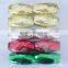 4.6mm*50m Green/White/Red/Yellow Natural Raffia Paper Ribbon Rolls/Eggs for wrapping gift/present and decorative party