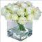 Square Mercury Glass Vases & Flower Pot Votive Cups for wedding decor