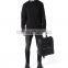 Classic wholesale simple mens plain custom crewneck black sweatshirt