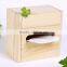 natural wood tissue box wholesale