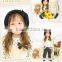 Japanese wholesale cute and high quality cute fashion beret knitted fancy baby girls hats ribbon toddler kids infant child item